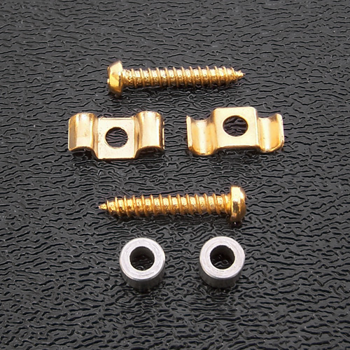 001-8803-049 0018803049 - Genuine Fender Vintage Strat Gold String Guides
