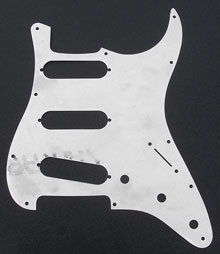 ALUMINUM PICKGUARD SHIELD FOR STRATOCASTER® — Allparts Music