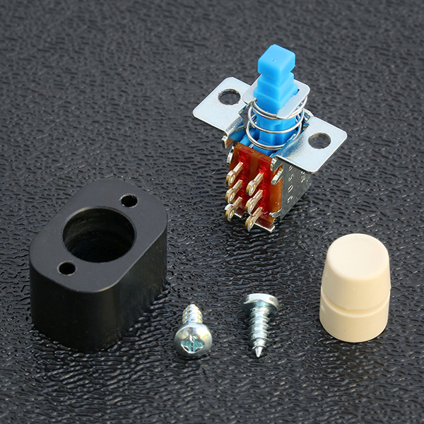 002-0803-000-KIT - Fender® Deluxe Player, Jeff Beck and Elite Strat® DPDT Push-Push Button Switch Kit