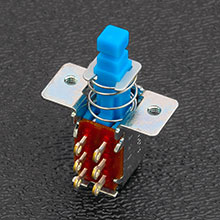 002-0803-000 - Fender® Deluxe Player, Jeff Beck and Elite Strat® DPDT Push-Push Button Switch 002-0803-000 - Fender® Deluxe Player, Jeff Beck and Elite Strat® DPDT Push-Push Button Switch