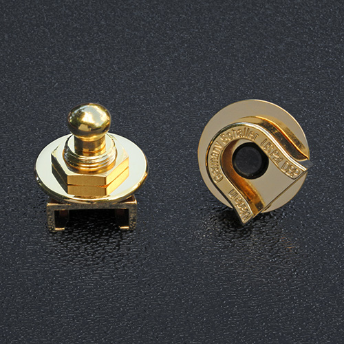 002-2043-049 0022043049 - Fender / Schaller Gold Strap Locks