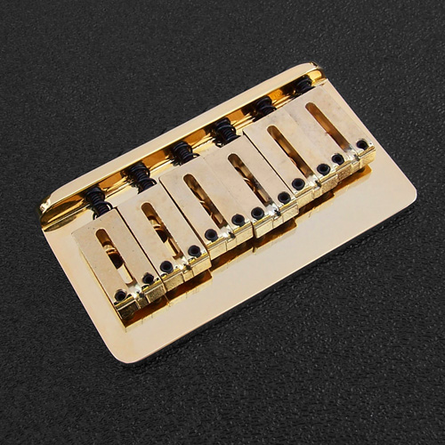 003-6808-000 003-6808-049 - Fender American Standard Strat Gold Hard Tail Bridge Assembly