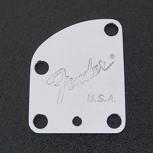 003-7286-000 Fender Stratocaster Toronado Jeff Beck Chrome Neck Plate