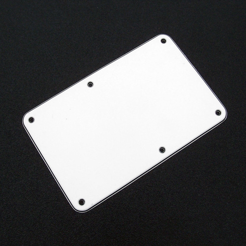 003-8948-000 0038948000 - Fender Stratocaster White 'Sambora' 3 Ply Tremolo Cover Back Plate