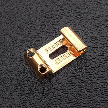 003-8961-000 - Fender Vintage Strat Gold Individual Bent Steel Saddle 003-8961-000 - Fender Vintage Strat Gold Individual Bent Steel Saddle