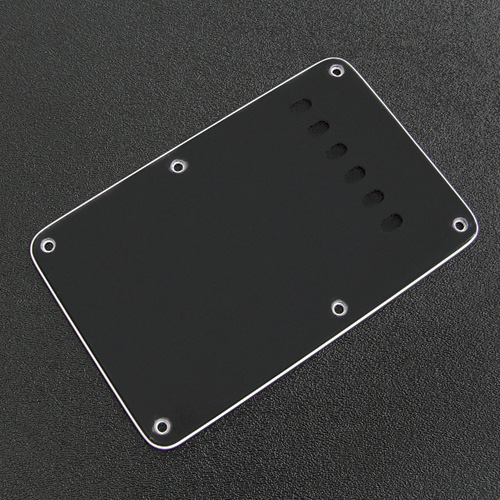 005-5274-002 0055274002 - Fender Stratocaster Black 3 Ply Vintage Back Plate