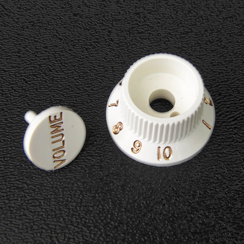 005-9266-049, 005-9267-049 Parchment S-1 Volume Knob and Switch Cap