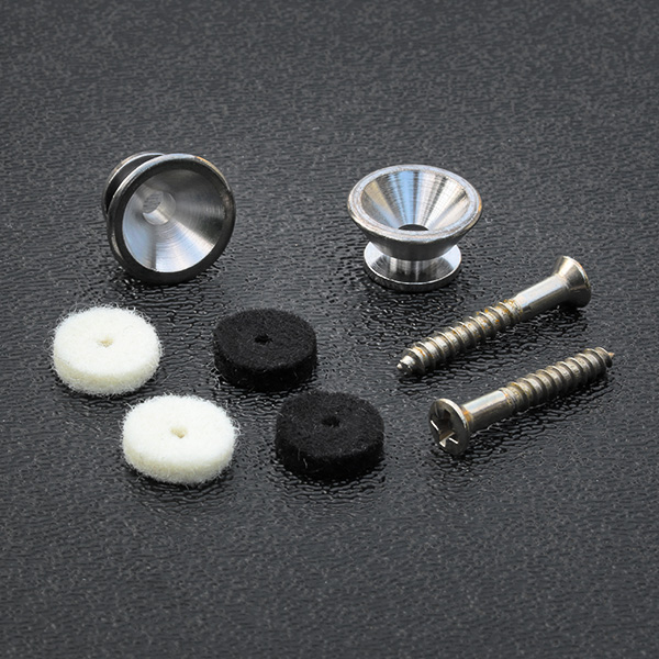 006-3267-049 0063267049 - Fender Original Vintage Chrome Strap Button Kit 006-3267-049 0063267049 - Fender Original Vintage Chrome Strap Button Kit