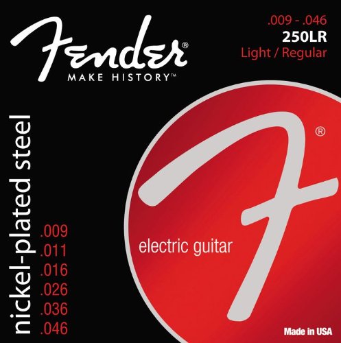 073-0250-404 0730250404 - Fender 250LR Nickel Plated Steel Ball End Light/Regular Electric Guitar Strings 073-0250-404 0730250404 - Fender 250LR Nickel Plated Steel Ball End Light/Regular Electric Guitar Strings