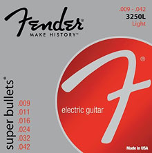 073-3250-403 - Fender 250LR Nickel Plated Steel Light/Regular Electric Guitar Strings