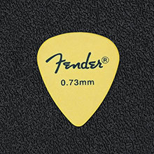 098-7351-80 - Fender 351 Rock On Green Delrin Medium/Heavy 0.88mm Package of 12 Picks