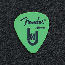 098-7351-850 - Fender 351 Rock On Green Delrin Medium/Heavy 0.88mm Package of 12 Picks
