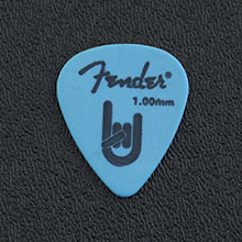 098-7351-900 - Fender 351 Rock On Blue Delrin Heavy 1.0mm Package of 12 Picks
