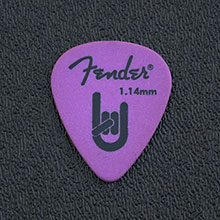 098-7351-950 - Fender 351 Rock On Purple Delrin Extra Heavy 1.14mm Package of 12 Picks
