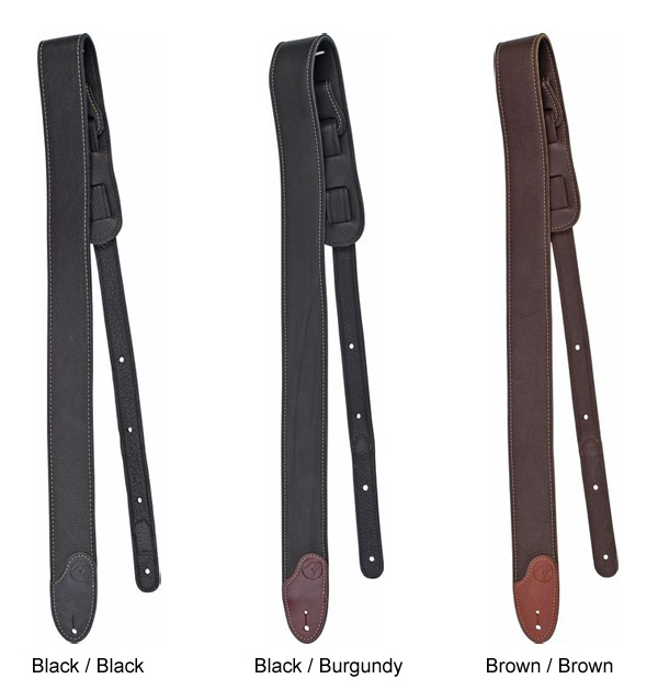 099-0668-001, 099-0668-002, 099-0668-003 Genuine Fender 2" Custom HQ Leather Guitar Strap