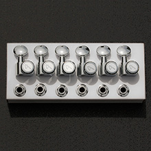 099-0818-500 - Genuine Fender Chrome Locking Tuners Vintage Style Oval Buttons 099-0818-500 - Genuine Fender Chrome Locking Tuners Vintage Style Oval Buttons