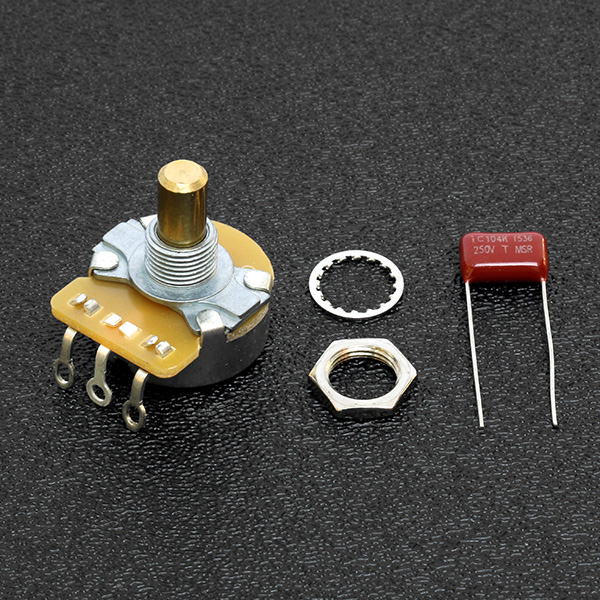 099-0831-000 0990831000 - Fender CTS 250K Solid Shaft Volume/Tone Potentiometer