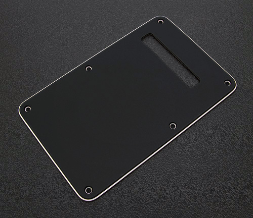 099-1322-000 0991322000 - Fender Stratocaster Black 3 Ply Back Plate