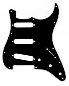 099-1345-000 - Fender '62 Stratocaster Black 3 Ply Pickguard 099-1345-000 - Fender '62 Stratocaster Black 3 Ply Pickguard