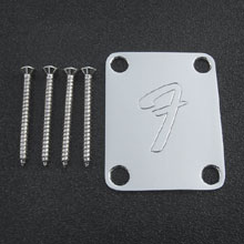099-1448-100 - Fender 70's 'F' Logo 4-Bolt Neck Plate 099-1448-100 - Fender 70's 'F' Logo 4-Bolt Neck Plate