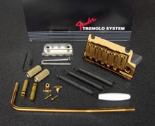 099-2050-200 - Fender American Standard Stratocaster Tremolo Bridge Assembly, Gold