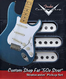 099-2113-000, 0992113000 - Custom Built Complete Strat Pickguard Assembly Fender Custom Shop Fat '50s Strat Pickup Set