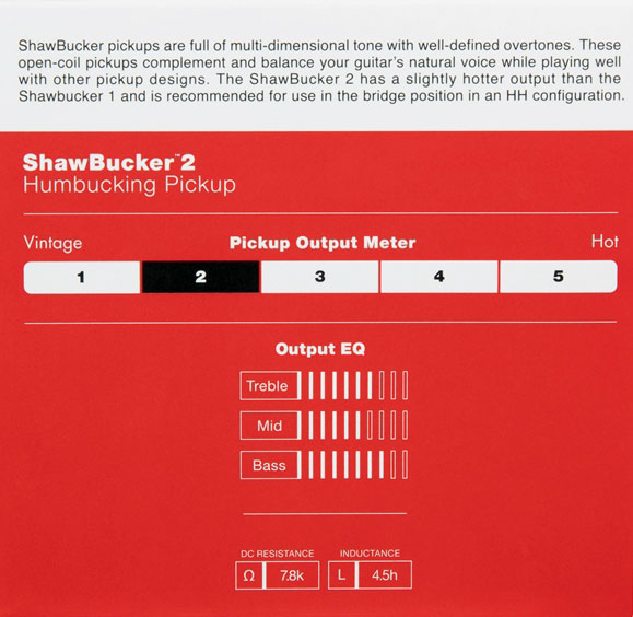 099-2249-002 0992249002 -Fender ShawBucker 2 Humbucking Pickup, Zebra