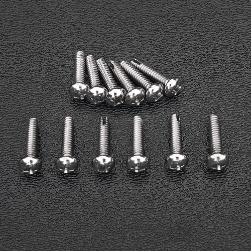 099-4925-000 Genuine Fender Chrome Round Head Pickup Mounting Screws