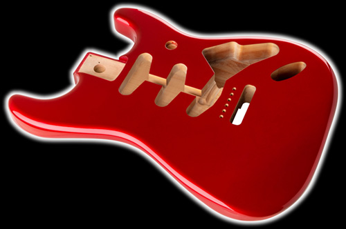 Fender body stratocaster clearance