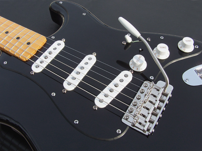 Custom Gilmour Style Black Strat Project