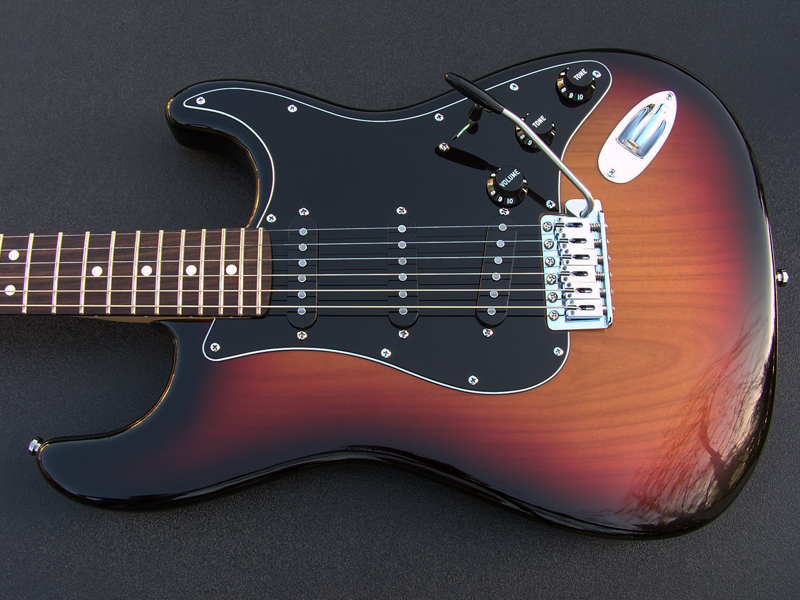 Græsse justering build OverDrive Custom Guitar Works' Custom Built 3 Tone Sunburst Strat®