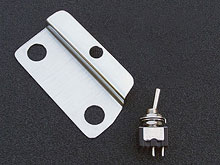 Gilmour Style Black Strat Recessed Mini-Toggle Switch Mounting Bracket Kit Gilmour Style Black Strat Recessed Mini-Toggle Switch Mounting Bracket Kit