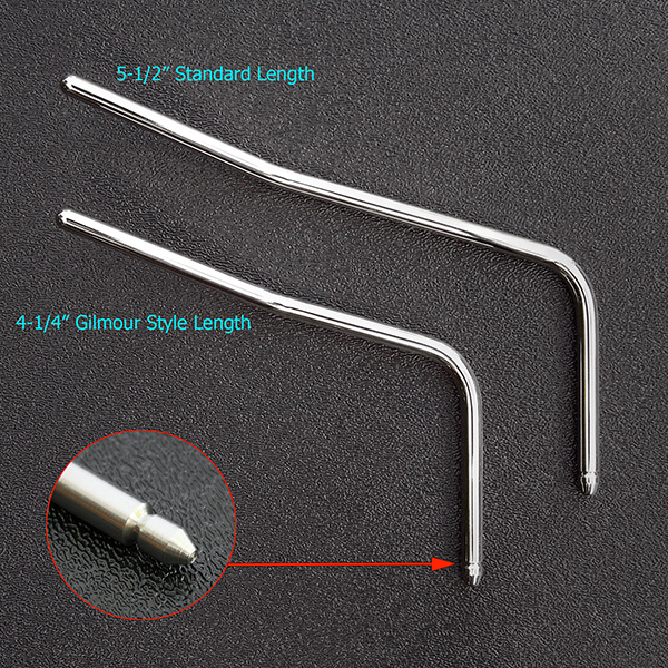 Custom Fabricated Stainless Steel Amercian Deluxe, Ultra and Elite Strat Pop-In Tremolo Arms