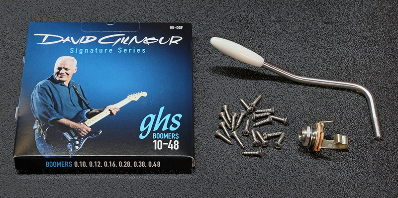 Black Strat Pickguard Assembly Included Accessories