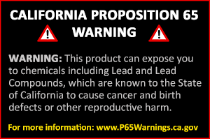 California Proposition 65 Warning