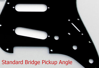 Reference of Reverse Angle Bridge Pickup Acrylic Pickguard