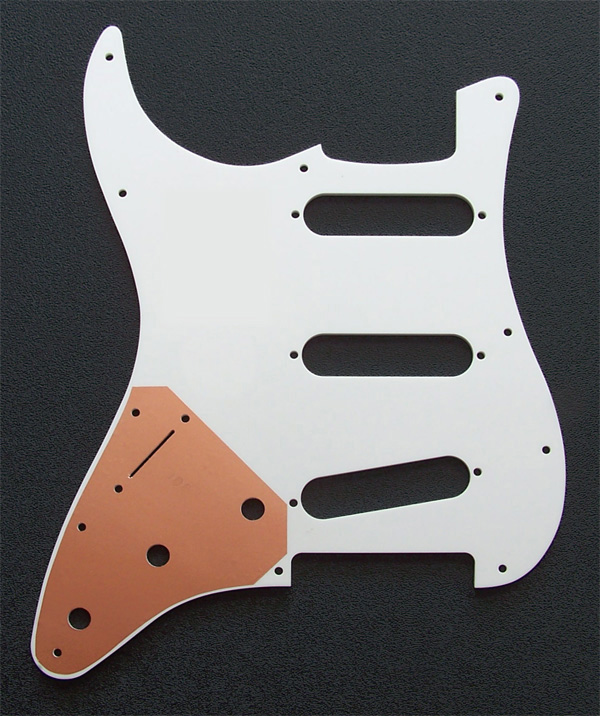 Custom Manufactured White 1 Ply 0.120'' Acrylic SSS Pickguard Rounded Polished Edge Custom Manufactured White 1 Ply 0.120'' Acrylic SSS Pickguard Rounded Polished Edge