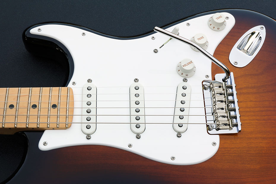 Custom Manufactured White 1 Ply 0.120'' Acrylic Pickguard With Rounded and Polished Edge