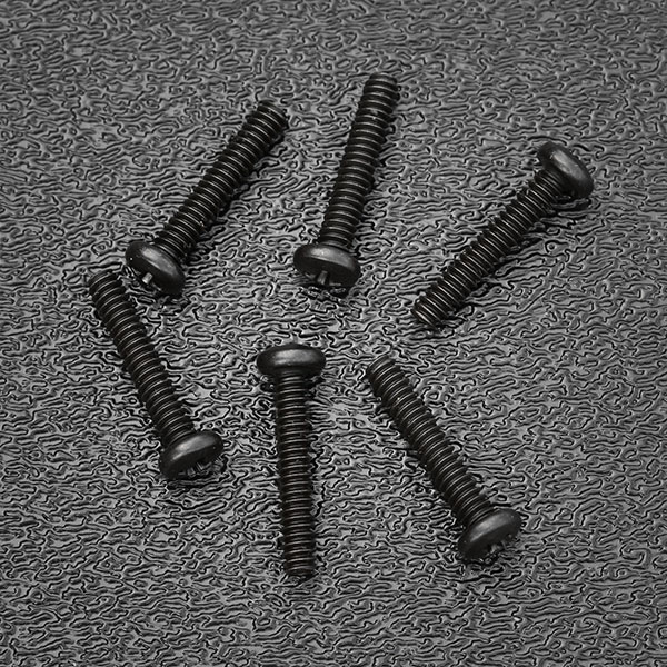 Black Steel American Strat Inonation Screw Set