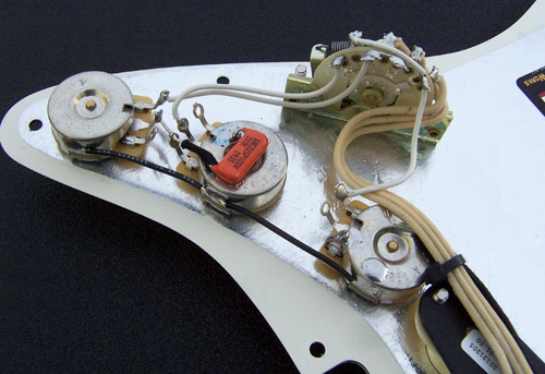 Loaded Strat Pickguard Seymour Duncan SSL-5, SSL-1 Rw/Rp, SSL-1