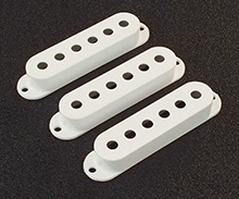 Fender Stratocaster Eggshell Pickup Cover Set Fender Stratocaster Eggshell Pickup Cover Set