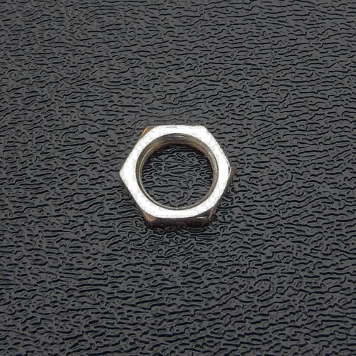 Chrome 3/8'' Potentiometer and Output Jack Fastening Nut