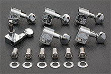 KCDF-3805CL - Kluson Contemporary Chrome Tuners For American Series Strat KCDF-3805CL - Kluson Contemporary Chrome Tuners For American Series Strat