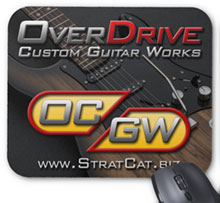 OverDrive Custom Guitar Works Mouse Pad OverDrive Custom Guitar Works Mouse Pad