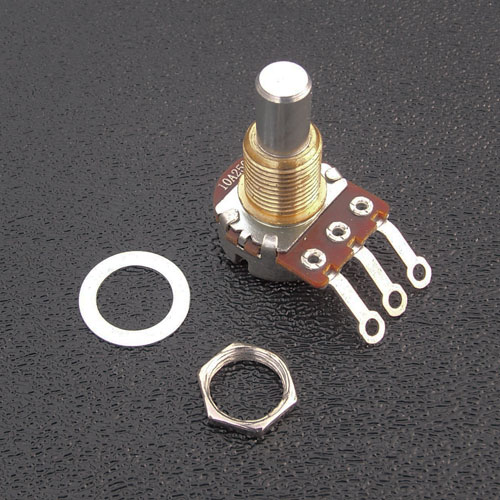 Bourns Solid Shaft 250K Mini (17mm) Potentiometer