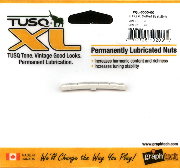 PQL-5000-00 - Graphtech Tusq XL Slotted String Nut