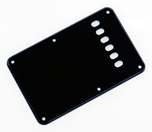 Vintage Style Black 1 Ply 0.120'' Acrylic Back Plate With Rounded and Polished Edge Vintage Style Black 1 Ply 0.120'' Acrylic Back Plate With Rounded and Polished Edge