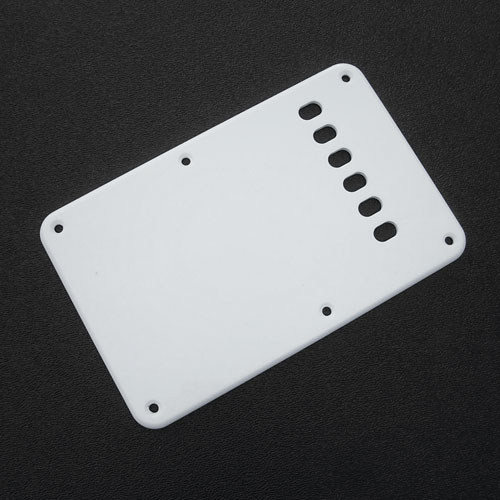Vintage Style White 1 Ply 0.120'' Acrylic Back Plate With Rounded and Polished Edge