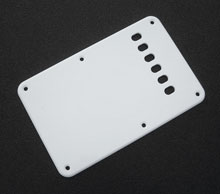 Left Hand Custom Manufactured White 1 Ply 0.120'' Acrylic Back Plate Rounded Polished Edge Left Hand Custom Manufactured White 1 Ply 0.120'' Acrylic Back Plate Rounded Polished Edge