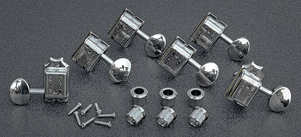 SD9105MN-DR - Kluson 6 In-Line Double Row Vintage Tuning Keys SD9105MN-DR - Kluson 6 In-Line Double Row Vintage Tuning Keys